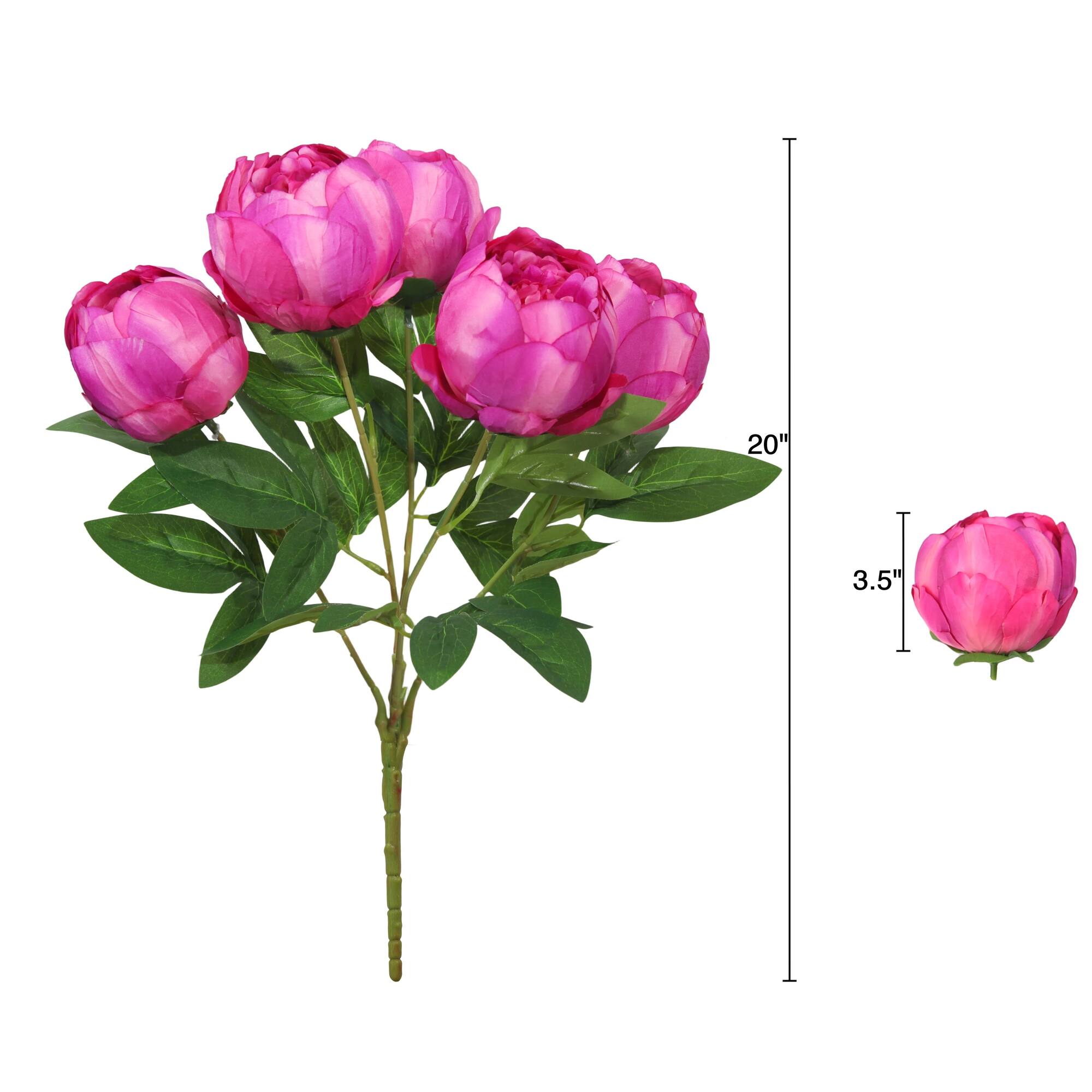 20" Dark Pink Deluxe Bush by Ashland®